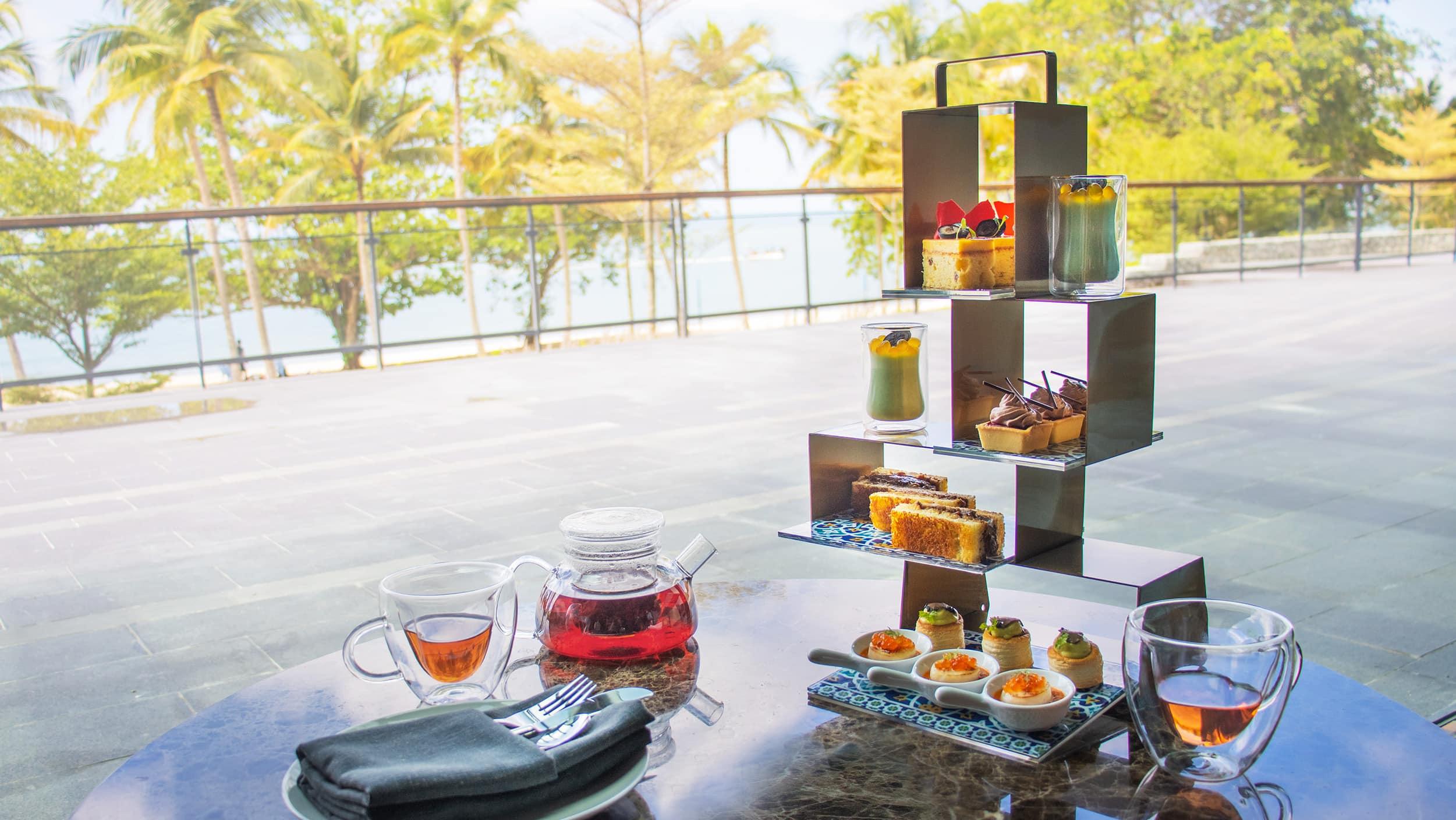 Fine food; gourmet tea