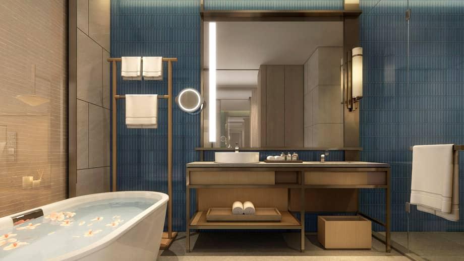 angsana quzhou room bathroom