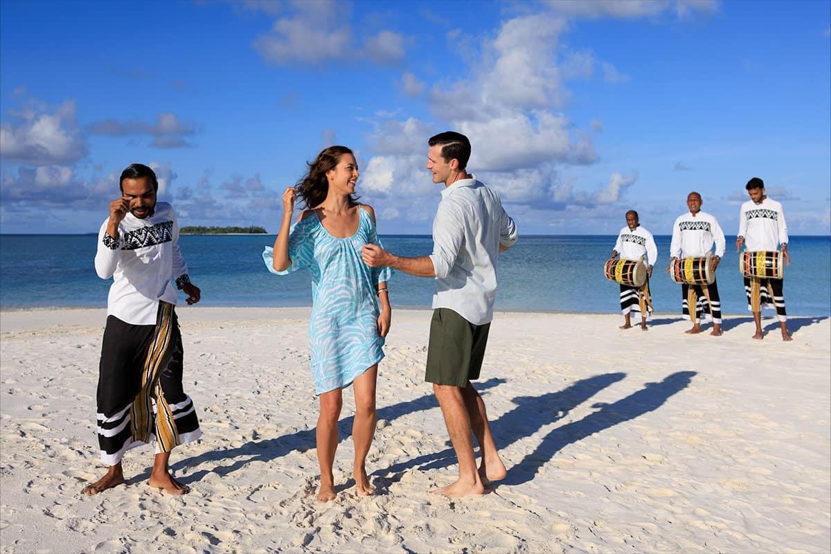 Angsana Velavaru Maldives - Guest Enjoying Boduberu