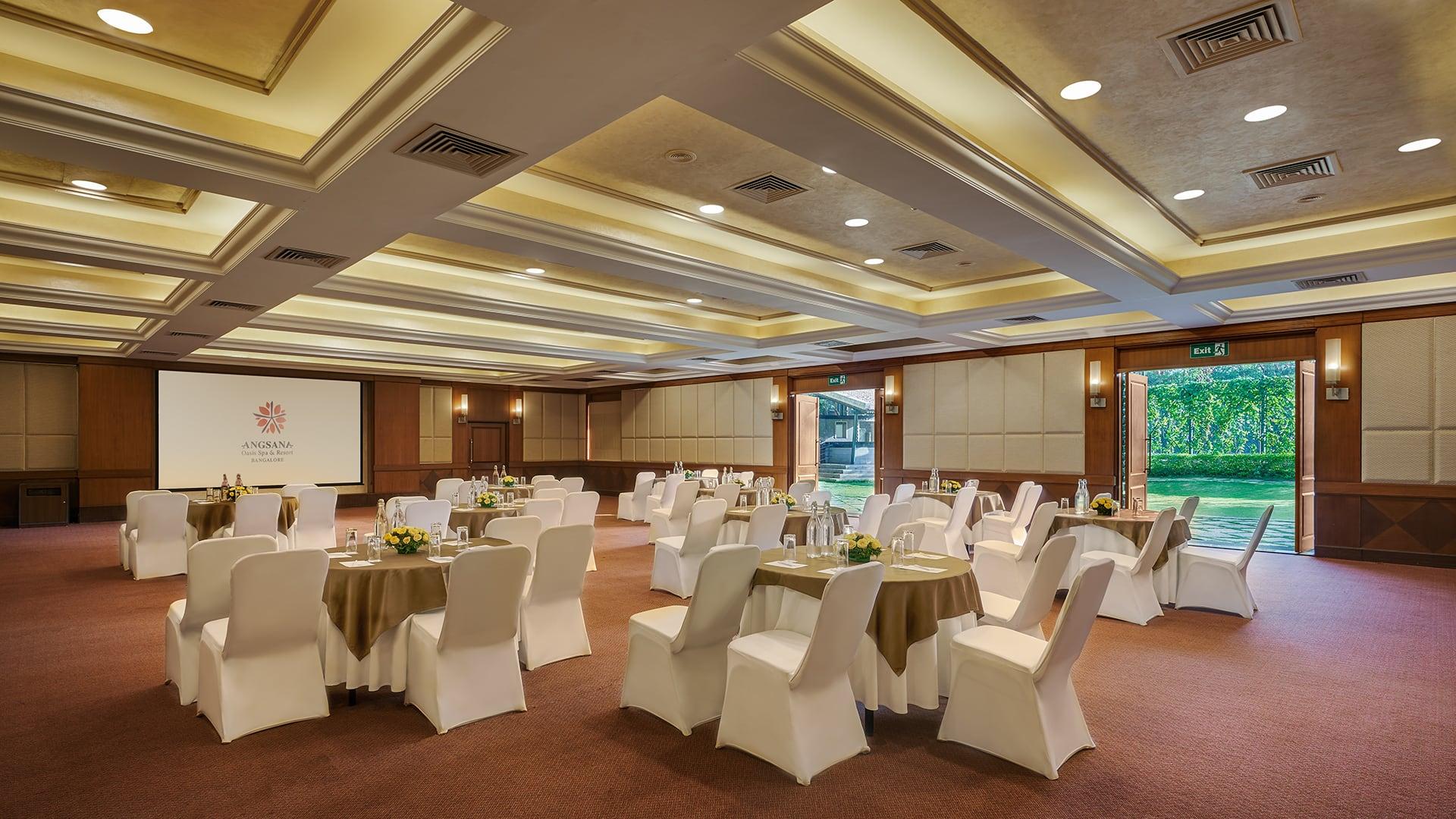 Angsana Bangalore Burgundy Hall Side View