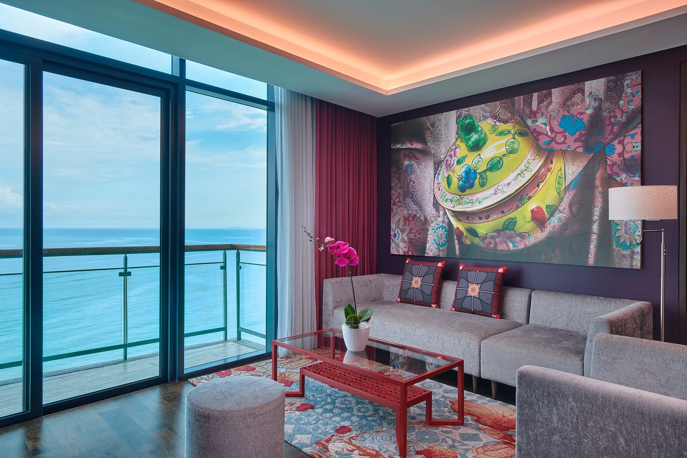 Angsana Two-Bedroom Deluxe Seaview Suite - Living Room