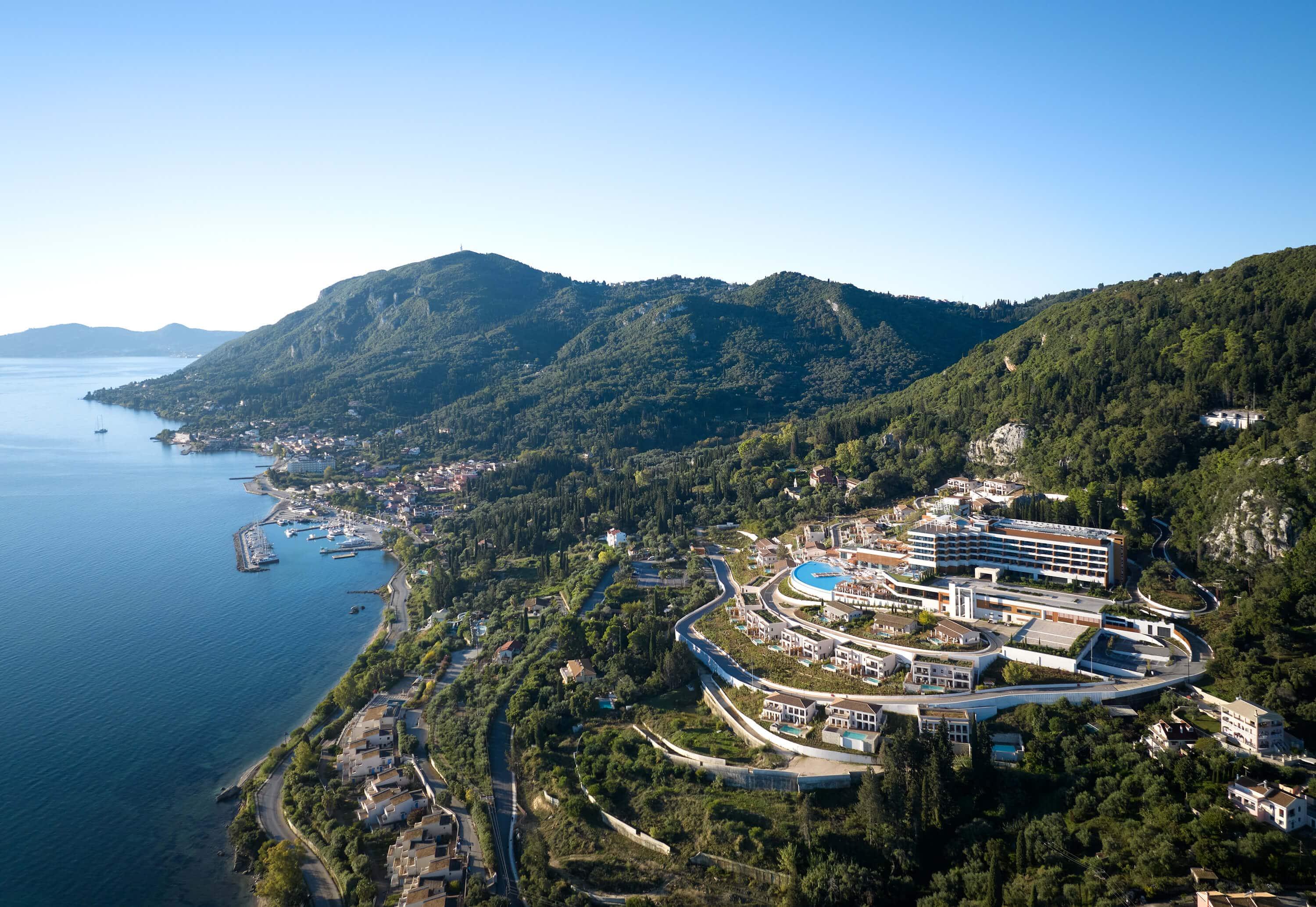 benitses corfu drone