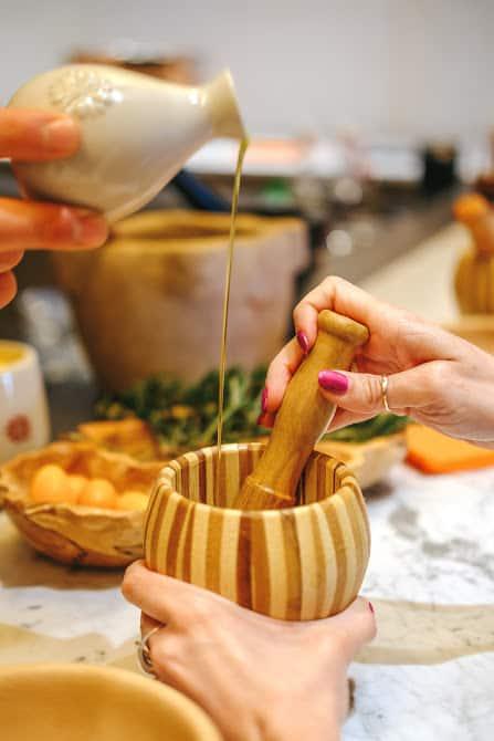 corfu face mask making