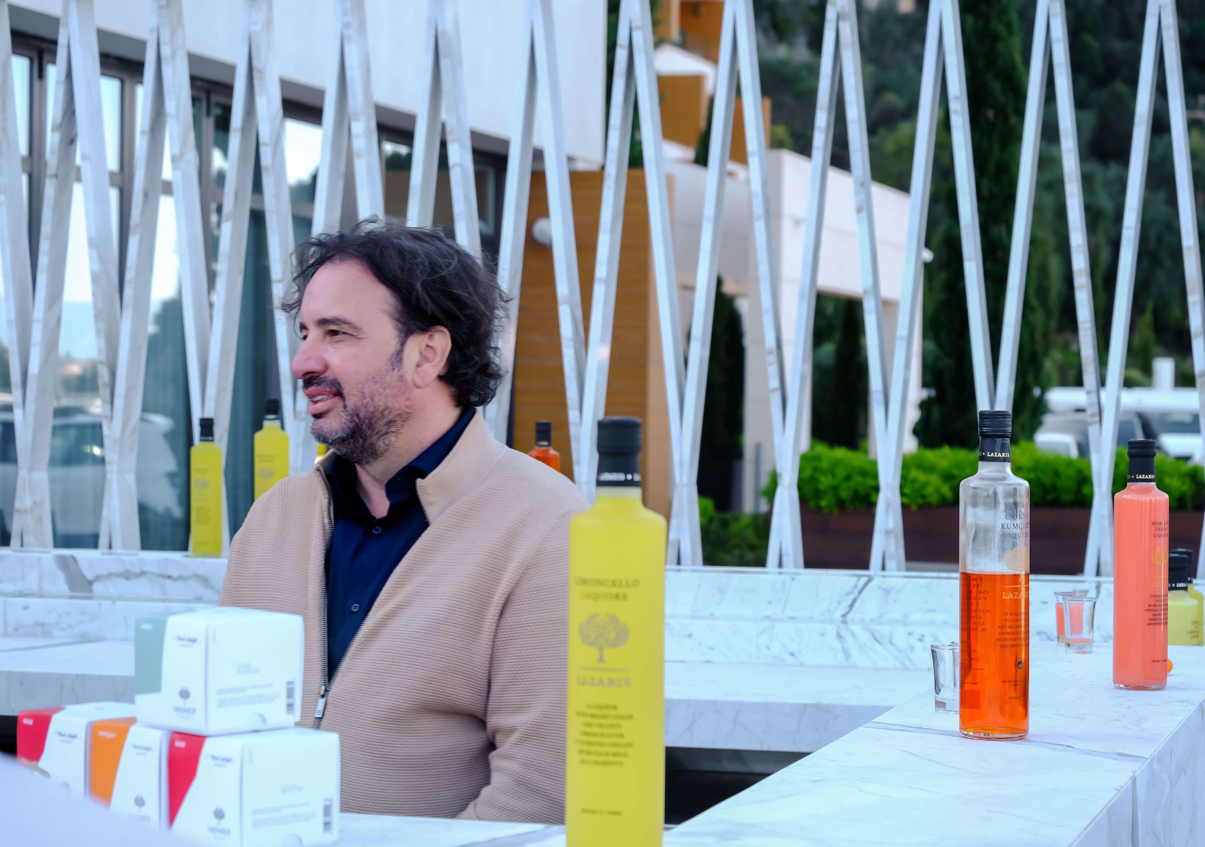 lazaris products tasting corfu