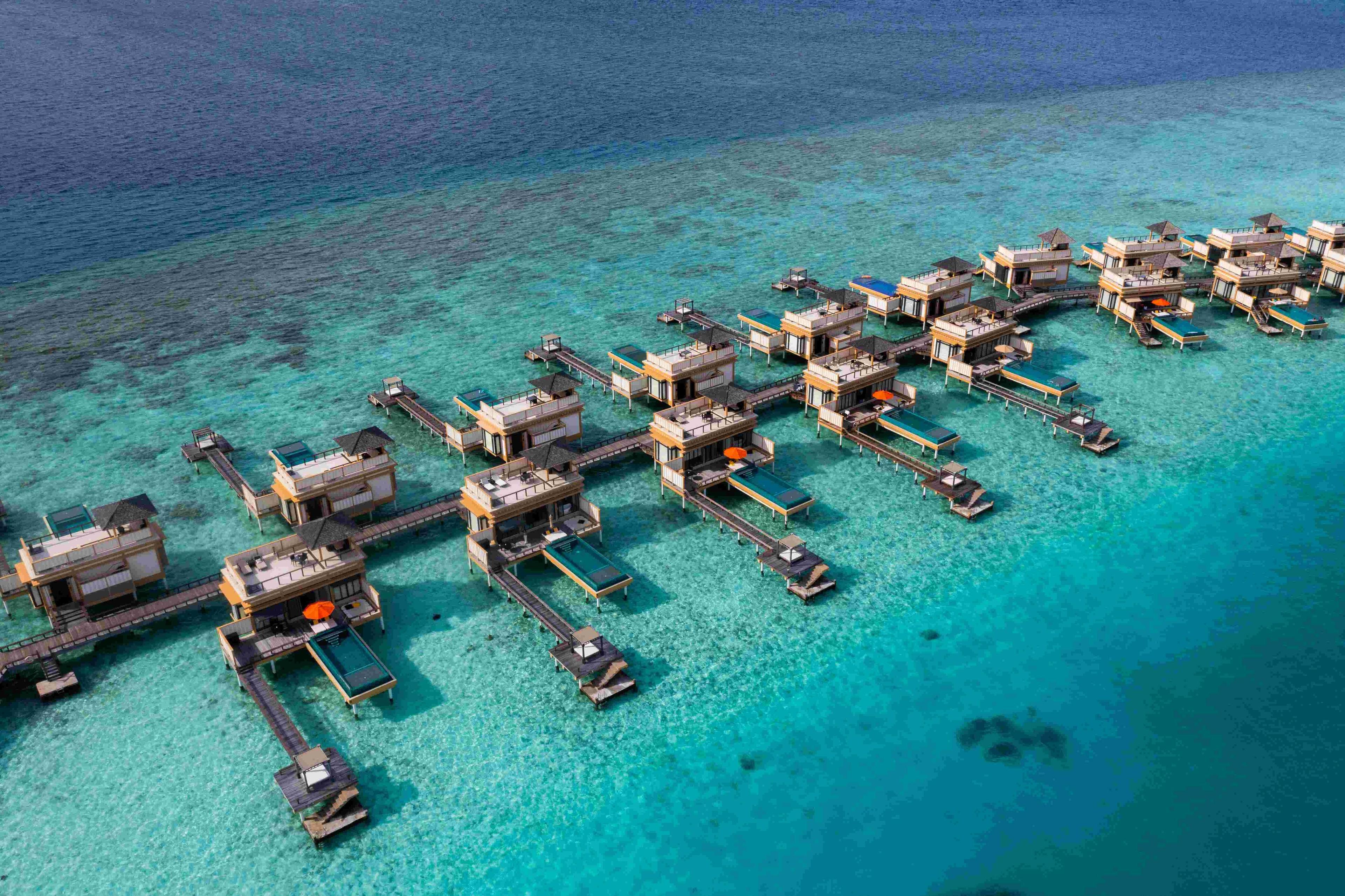 Water Villas in The Maldives