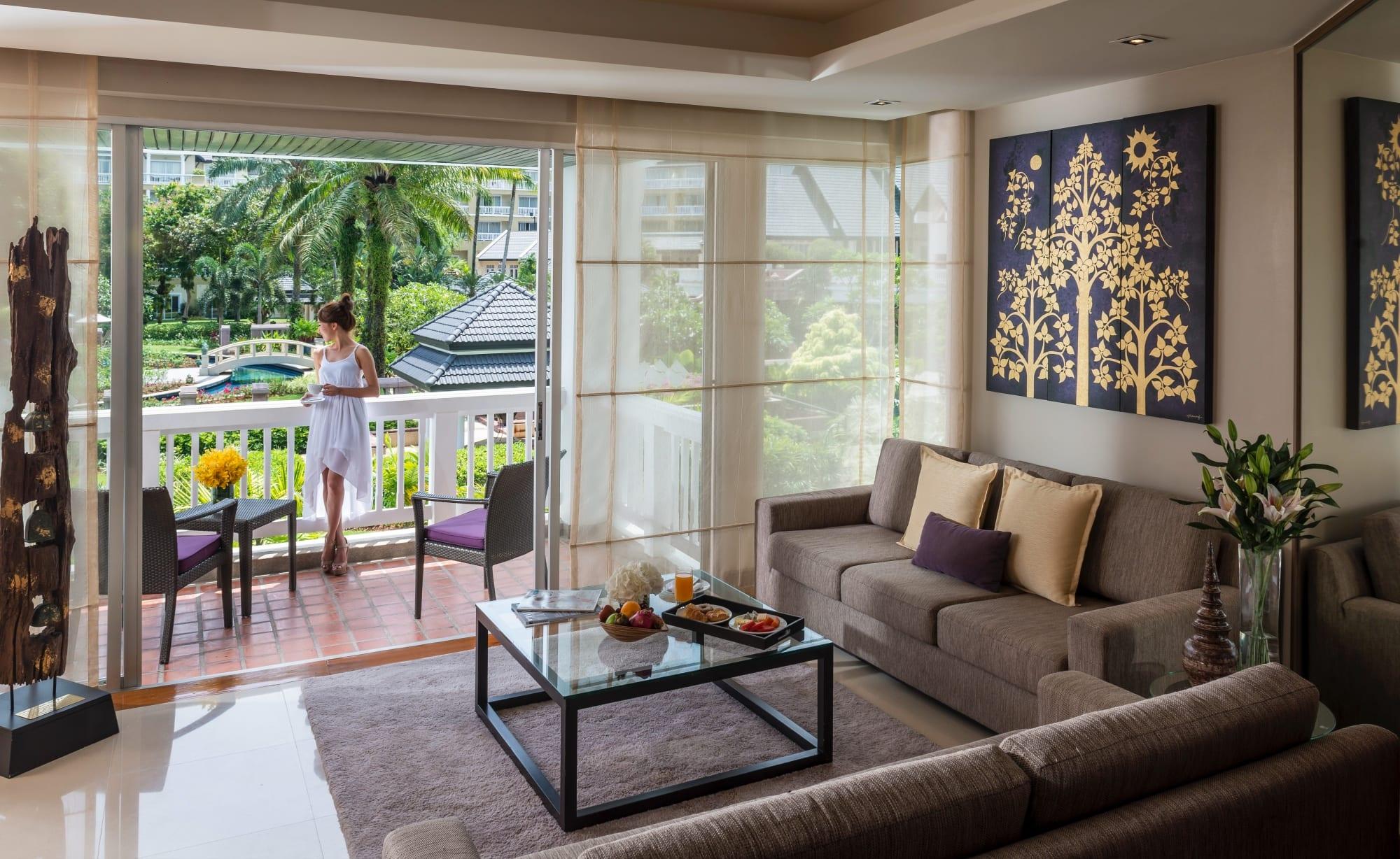 Pool view room at Angsana Laguna Phuket