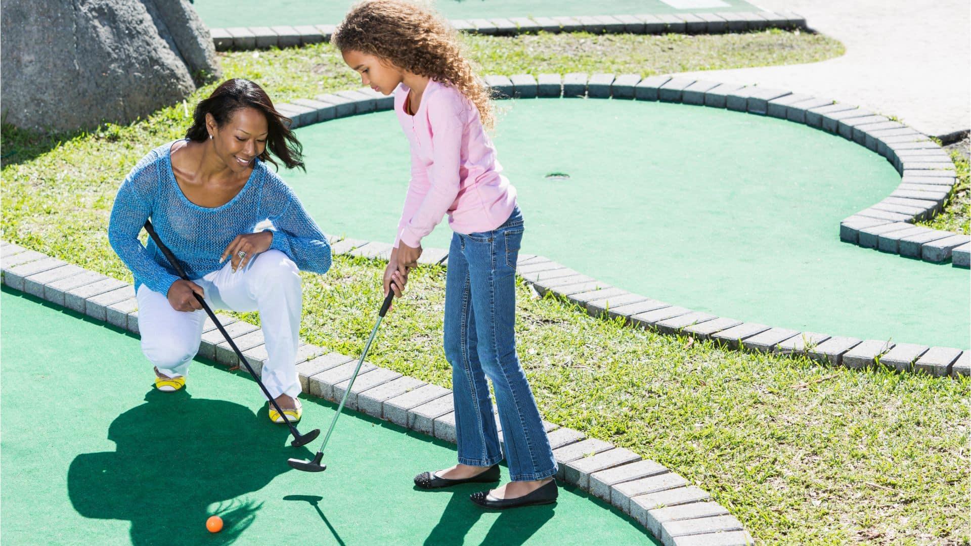 Rooftop Mini-golf court