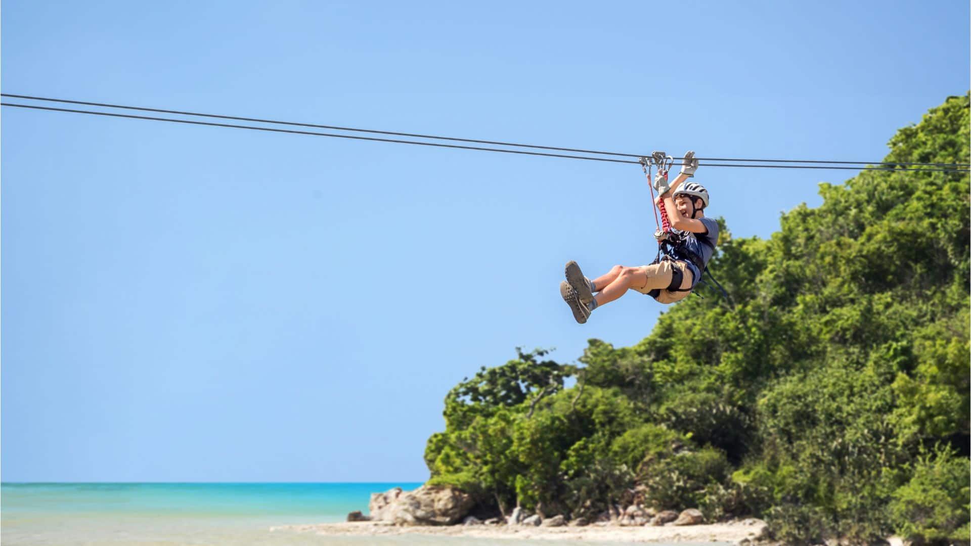 Zipline at Angsana Quan Lan