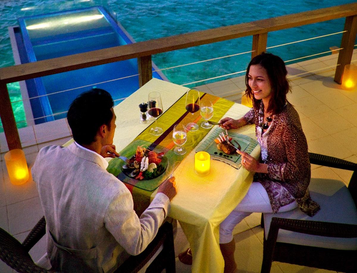 rooftop barbecue at Angsana Velavaru