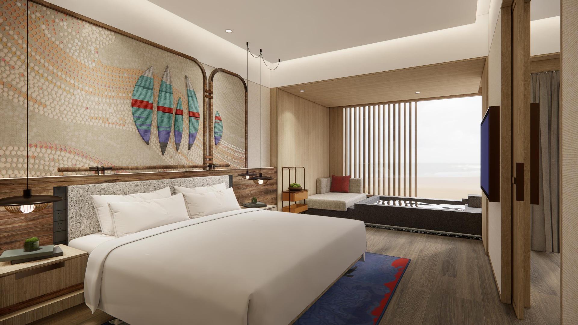 Bedroom in Angsana Zhoushan, in Zhejiang, China