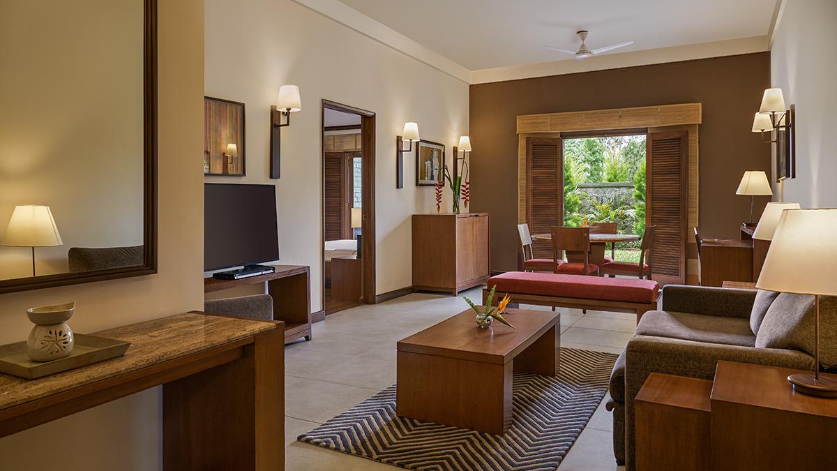 Garden Suite Living Room in Angsana Resort Bangalore