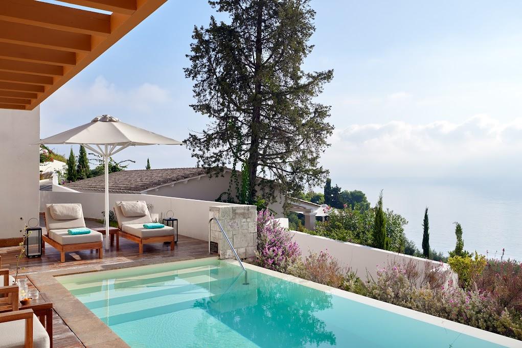 corfu suites with pool