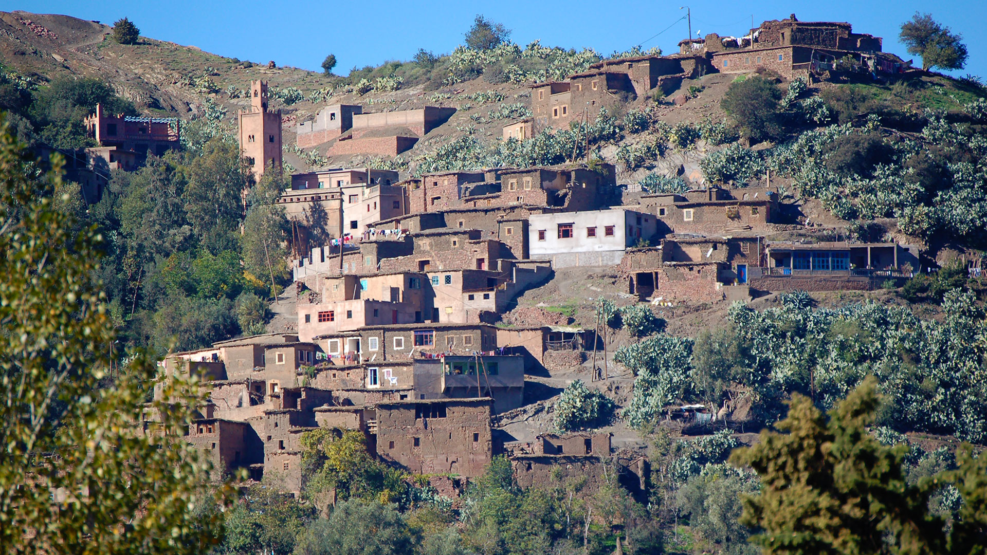 berber village atlas mountains