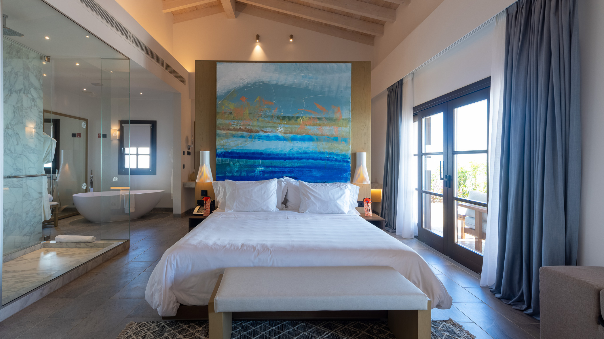 One bedroom suite pool bedroom space angsana corfu