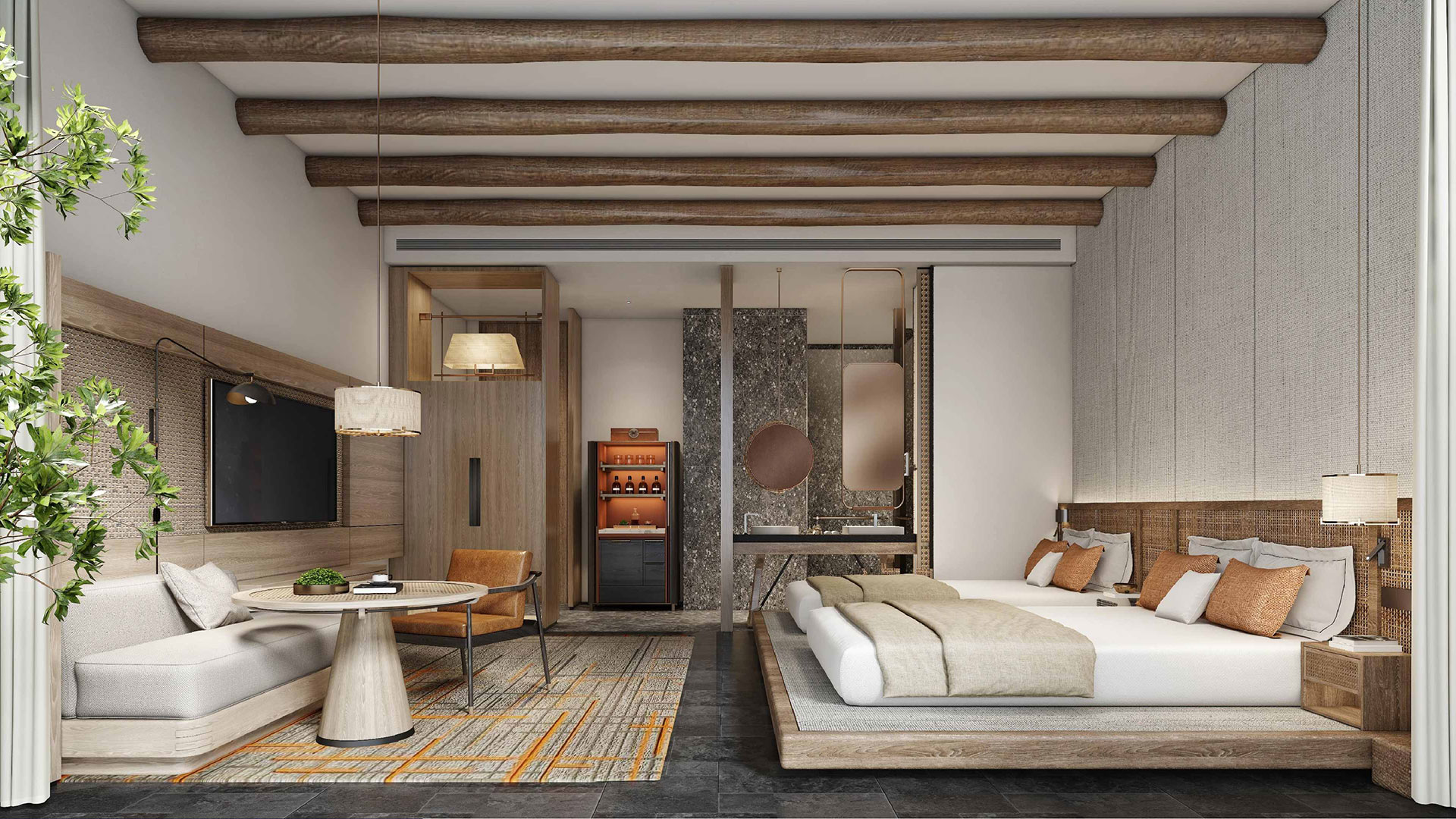 angsana chengdu wenjiang courtyard family room