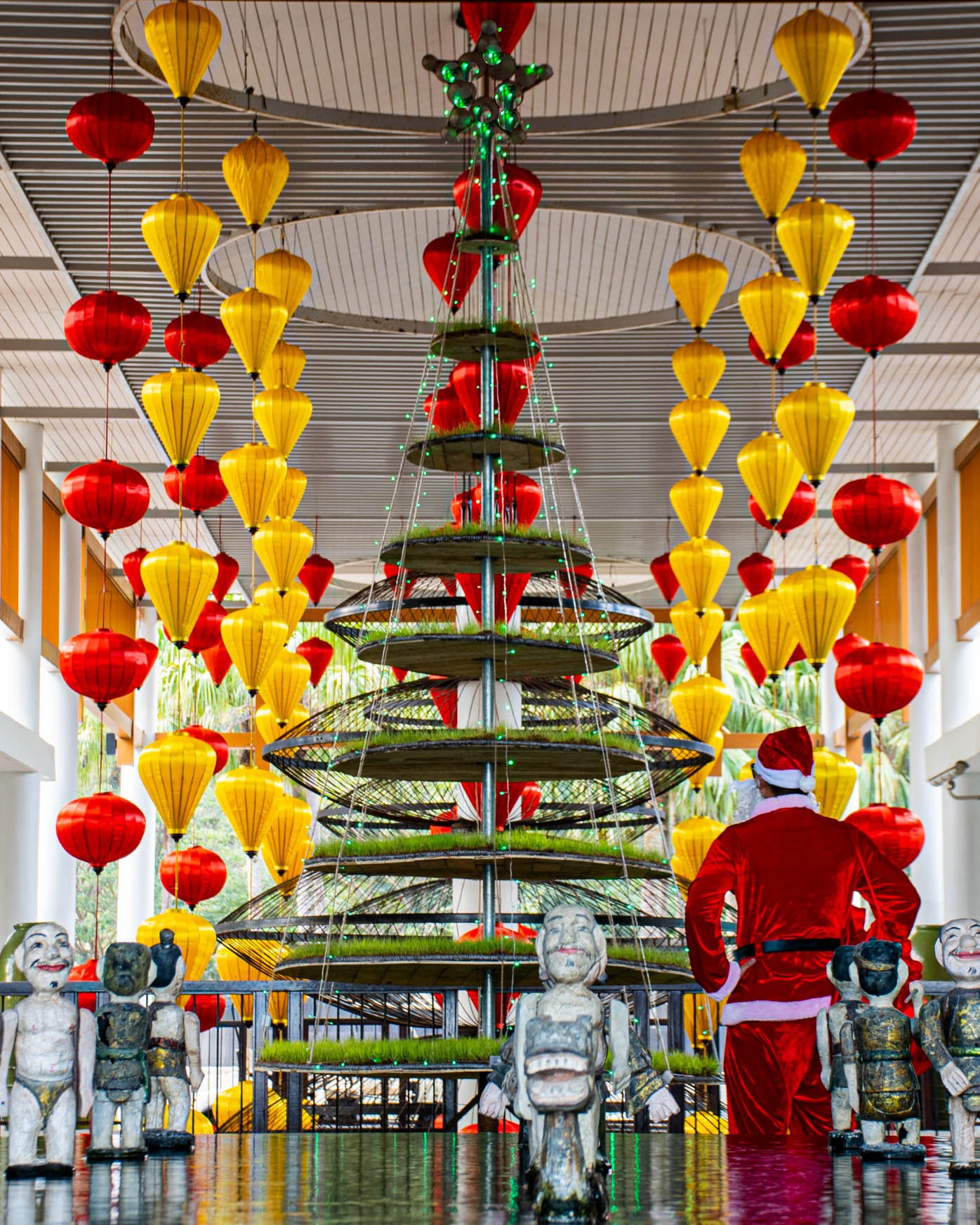 Santa Claus in Lang Co Bay