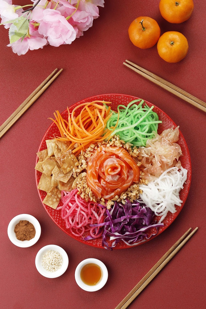 yee sang, yu sheng, yee sang tossing