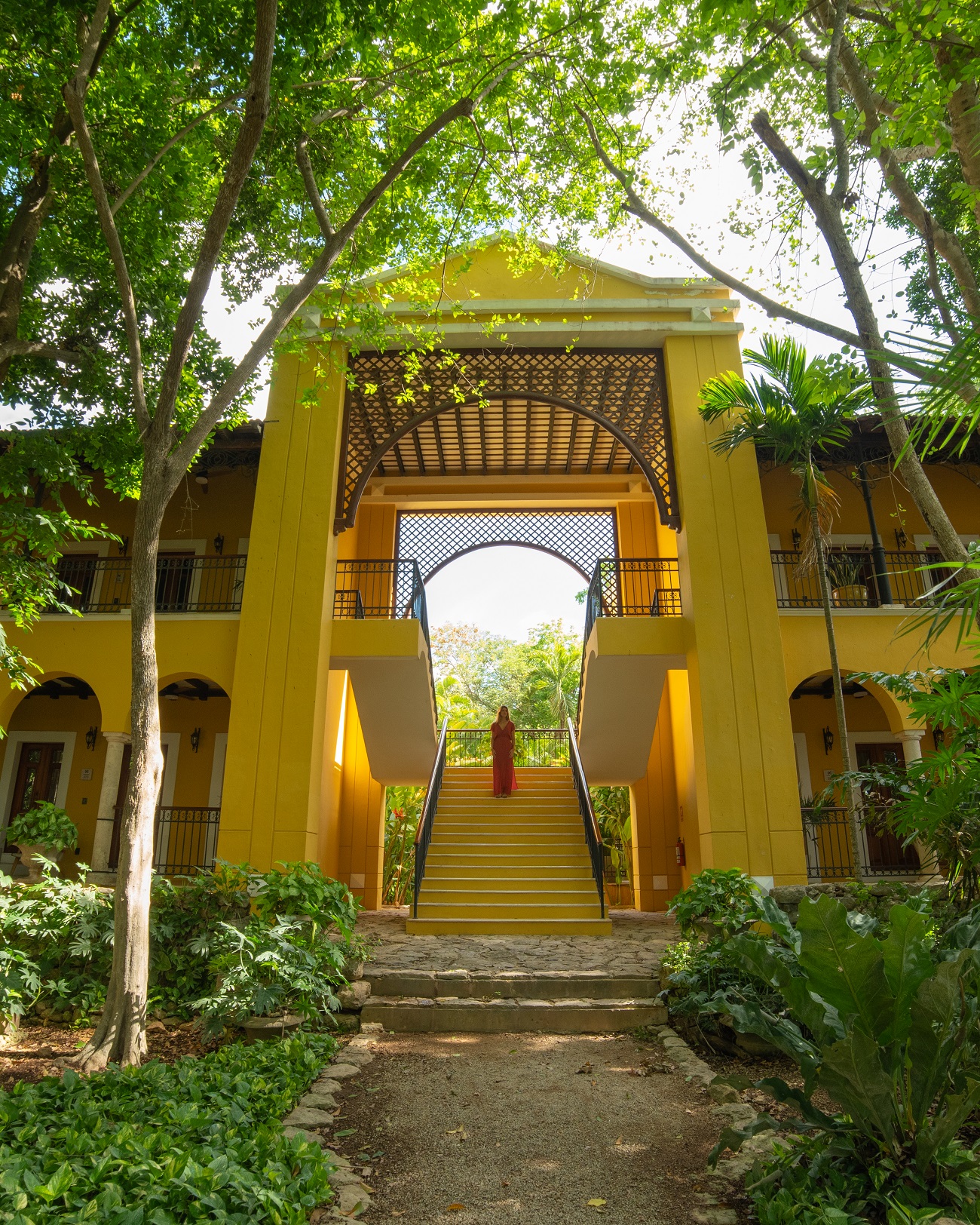 Historic hacienda architecture in Yucatán