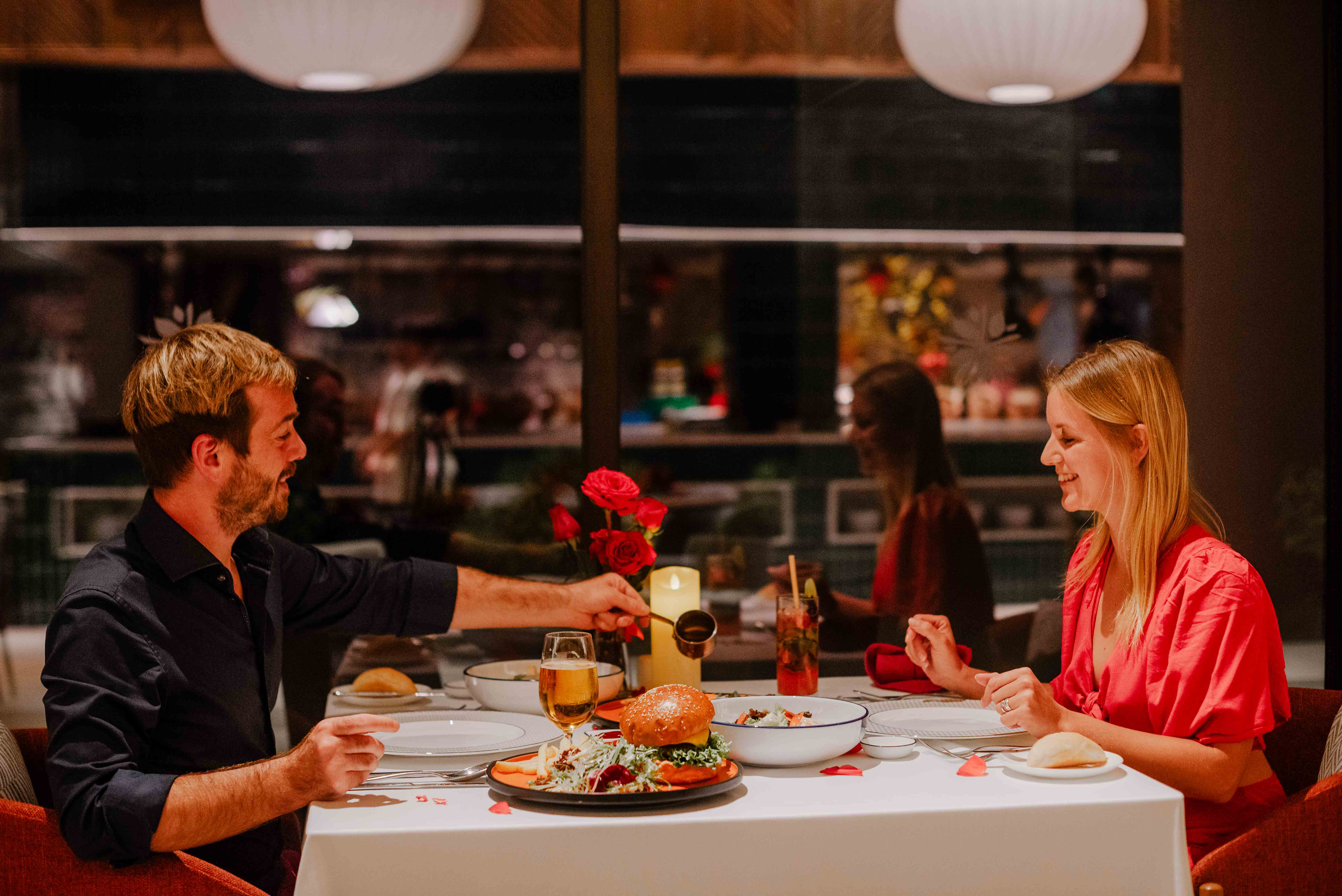 Enjoy a romantic dinner 