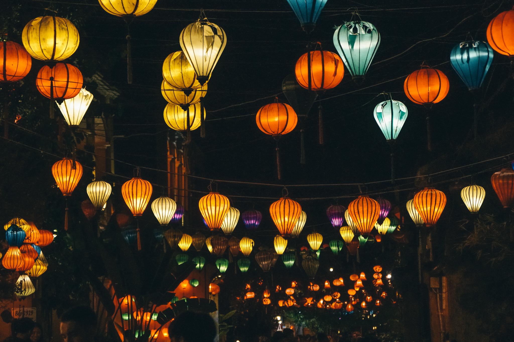 Vietnamese Silk Lantern