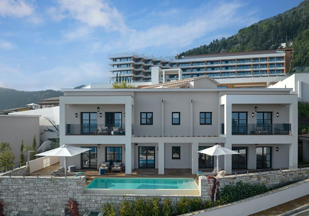 luxury pool villa corfu