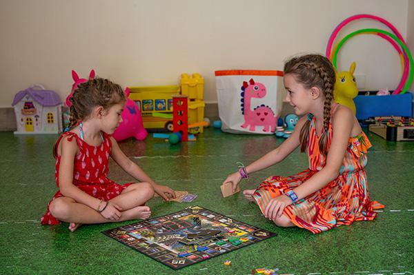 Board game fun at Angsana Velavaru Maldives Kids Club. Supervised, engaging activities for children at our luxury Maldives resort.